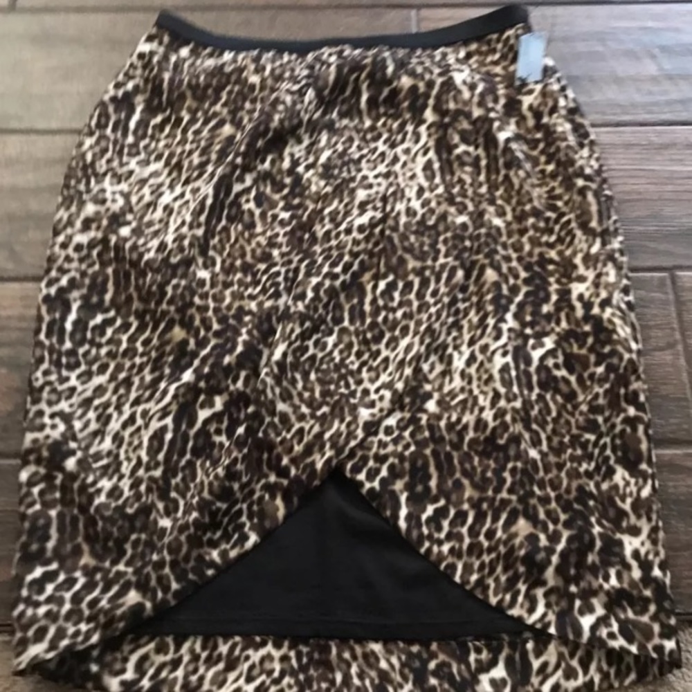 Worthington Skirt Sz 8 Cheetah Print NWT
